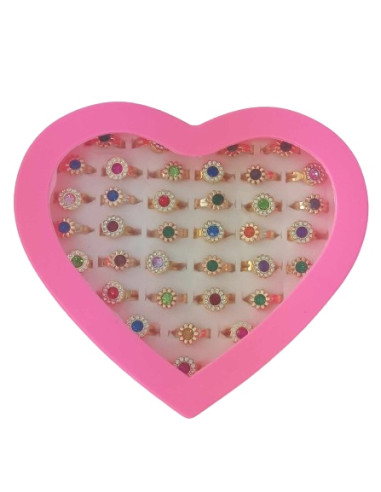 Pierścionki dla dziewczynki dzieci biżuteria 36w1