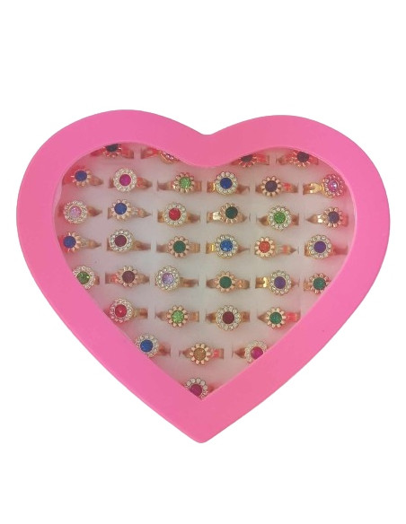 Pierścionki dla dziewczynki dzieci biżuteria 36w1