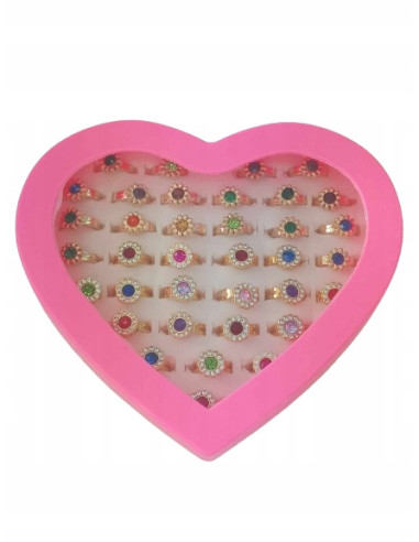 Pierścionki dla dziewczynki dzieci biżuteria 36w1