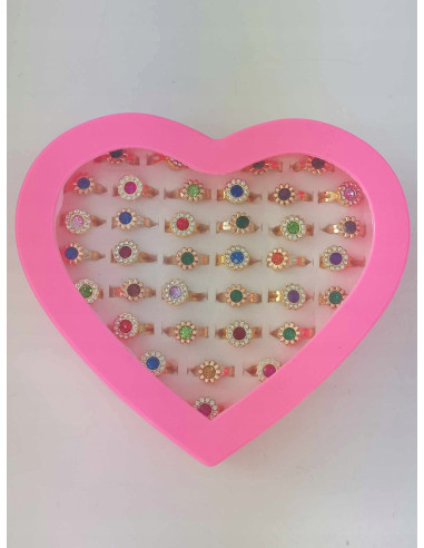 Pierścionki dla dziewczynki dzieci biżuteria 36w1