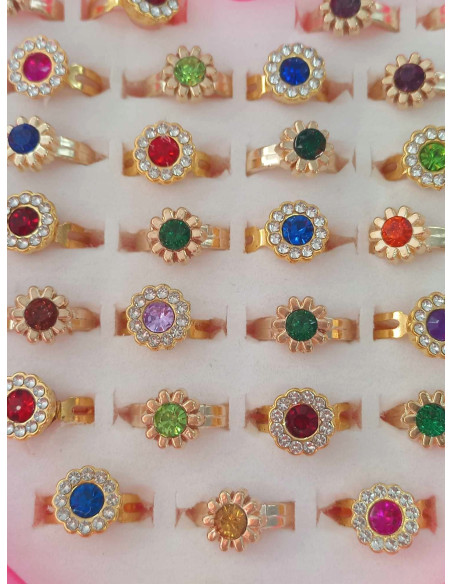 Pierścionki dla dziewczynki dzieci biżuteria 36w1