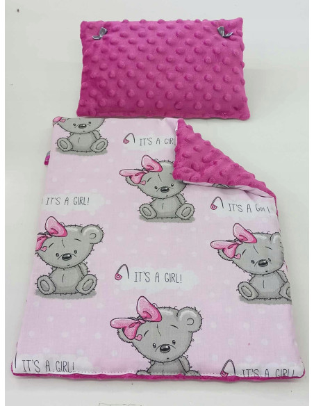 POŚCIEL dla lalek BOBAS BORN DO WÓZKA KOŁYSKI ŁÓŻECZKA