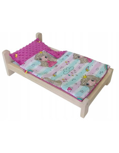 ŁÓŻKO duże DLA LALEK ŁÓŻECZKO DLA LALKI BOBAS BORN Łóżko,...