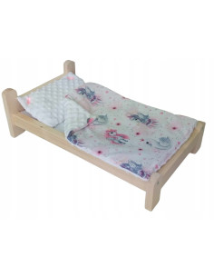 ŁÓŻKO duże DLA LALEK ŁÓŻECZKO DLA LALKI BOBAS BORN Łóżko,...