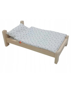 ŁÓŻKO duże DLA LALEK ŁÓŻECZKO DLA LALKI BOBAS BORN Łóżko,...