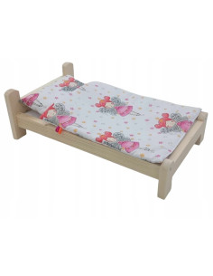 ŁÓŻKO duże DLA LALEK ŁÓŻECZKO DLA LALKI BOBAS BORN Łóżko,...
