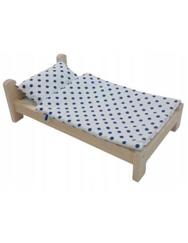 ŁÓŻKO duże DLA LALEK ŁÓŻECZKO DLA LALKI BOBAS...