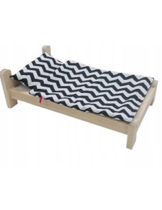 ŁÓŻKO duże DLA LALEK ŁÓŻECZKO DLA LALKI BOBAS BORN Łóżko,...