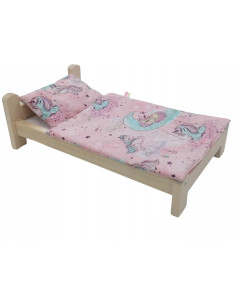 ŁÓŻKO duże DLA LALEK ŁÓŻECZKO DLA LALKI BOBAS BORN Łóżko,...