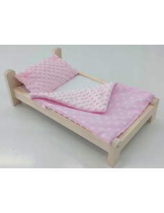 ŁÓŻKO duże DLA LALEK ŁÓŻECZKO DLA LALKI BOBAS BORN Łóżko,...