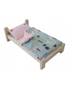 ŁÓŻKO duże DLA LALEK ŁÓŻECZKO DLA LALKI BOBAS BORN Łóżko,...