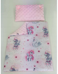 POŚCIEL dla lalek BOBAS DO WÓZKA KOŁYSKI ŁÓŻECZKA