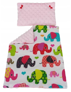 POŚCIEL dla lalek DO WÓZKA KOŁYSKI ŁÓŻECZKA