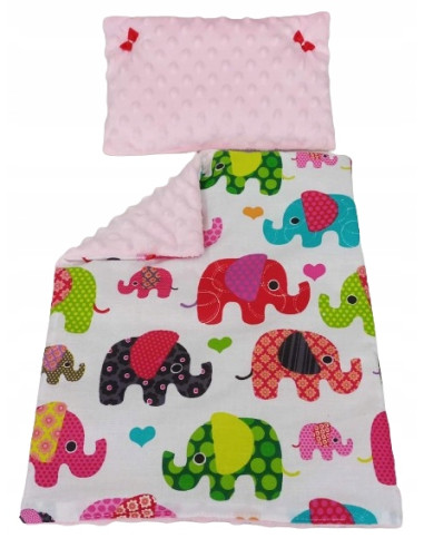 POŚCIEL dla lalek DO WÓZKA KOŁYSKI ŁÓŻECZKA