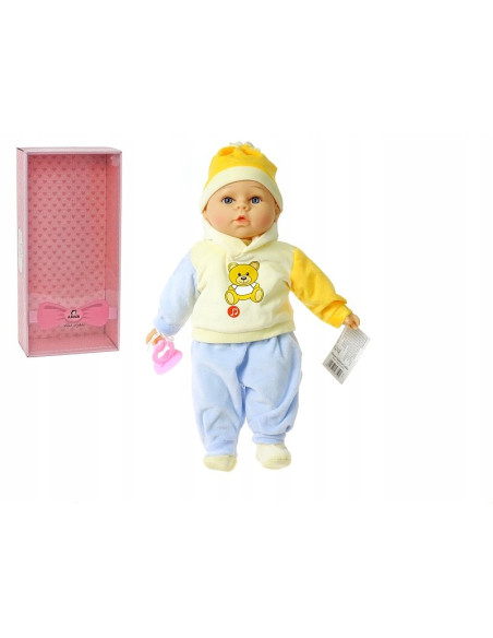 LALKA BOBAS 35cm MÓWI, ŚPIEWA + OPAKOWANIE PREZENTOWE