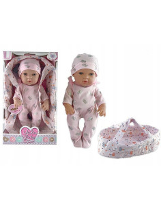 LALKA NIEMOWLAK BOBASEK 30CM Lalka gumowa Z NOSIDEŁKIEM