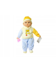 LALKA BOBAS 35cm MÓWI, ŚPIEWA +smoczek