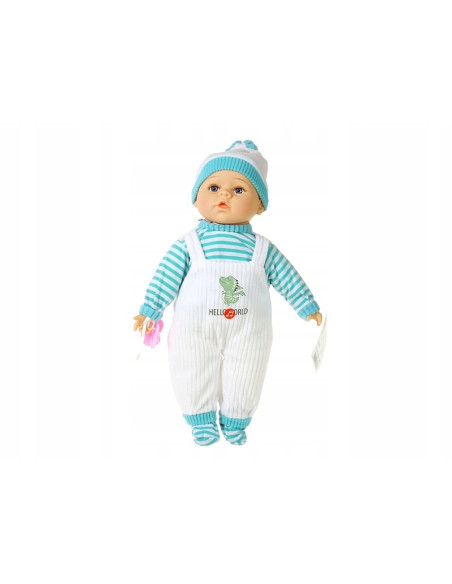 LALKA BOBAS 35cm MÓWI I ŚPIEWA + SMOCZEK