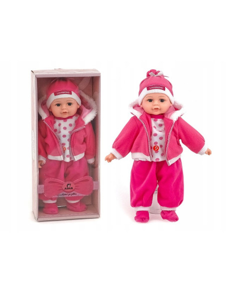 LALKA BOBAS 35cm MÓWI, ŚPIEWA + OPAKOWANIE PREZENTOWE