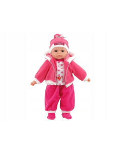 LALKA BOBAS 35cm MÓWI, ŚPIEWA +smoczek