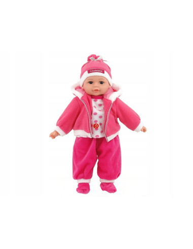 LALKA BOBAS 35cm MÓWI, ŚPIEWA +smoczek