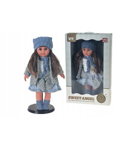 LALKA Z CIEMNYMI WŁOSAMI W OPAKOWANIU PREZENTOWYM