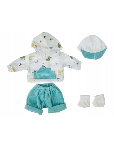 UBRANKO ZESTAW DLA LALKI LALEK BOBAS 45cm