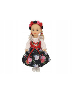 LALKA W STROJU LUDOWYM MÓWI I ŚPIEWA 38cm LALKA GÓRALKA 2