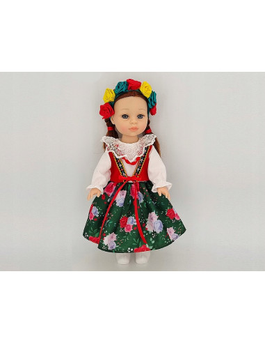 LALKA W STROJU LUDOWYM MÓWI I ŚPIEWA 38cm LALKA...