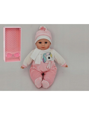 LALKA BOBAS 35cm MÓWI, ŚPIEWA + lux opakowanie