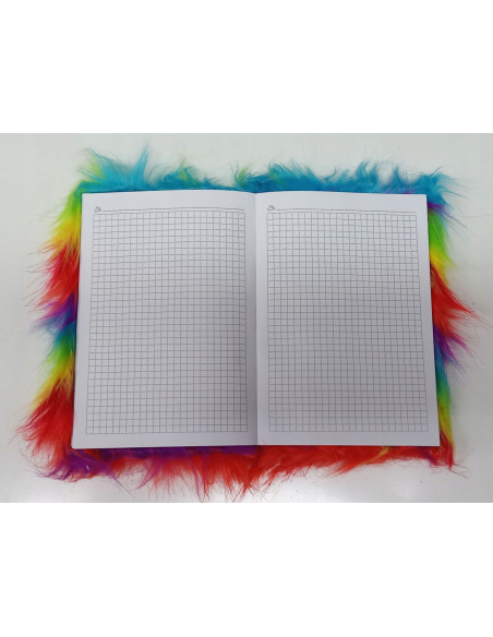 PAMIĘTNIK, NOTES. HAFT.Okładka z futerka. WŁOCHACZ