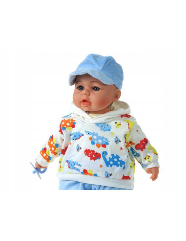 LALKA BOBAS 45CM. MÓWI I ŚPIEWA PO POLSKU