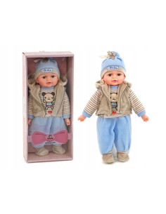 LALKA BOBAS 35cm MÓWI, ŚPIEWA + lux opakowanie
