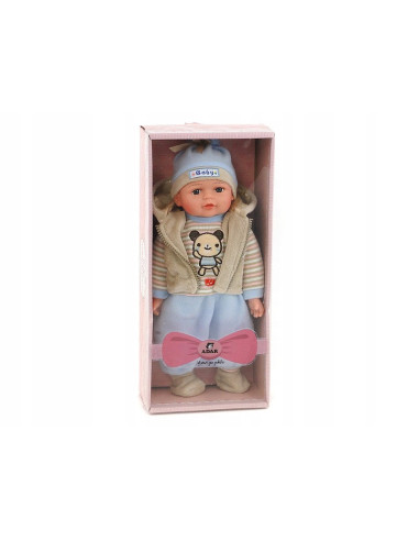 LALKA BOBAS 35cm MÓWI, ŚPIEWA + lux opakowanie
