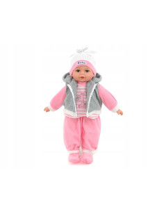 LALKA BOBAS 35cm MÓWI, ŚPIEWA +smoczek