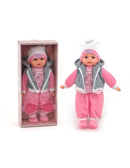 LALKA BOBAS 35cm MÓWI, ŚPIEWA + lux opakowanie