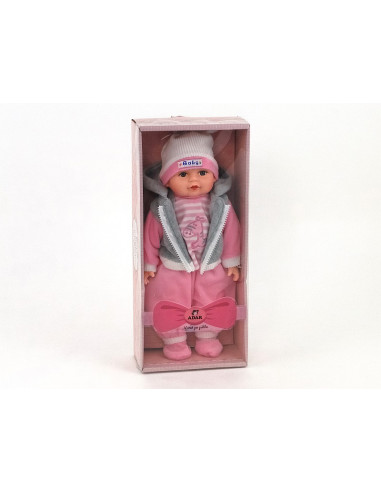 LALKA BOBAS 35cm MÓWI, ŚPIEWA + lux opakowanie