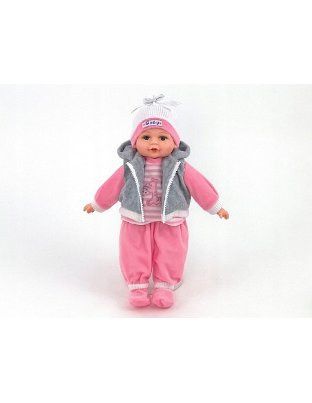 LALKA BOBAS 35cm MÓWI, ŚPIEWA + lux opakowanie