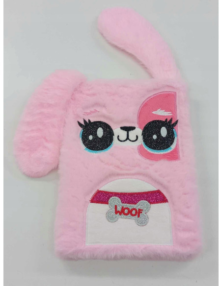 PAMIĘTNIK, NOTES. HAFT.Okładka z futerka. WŁOCHACZ