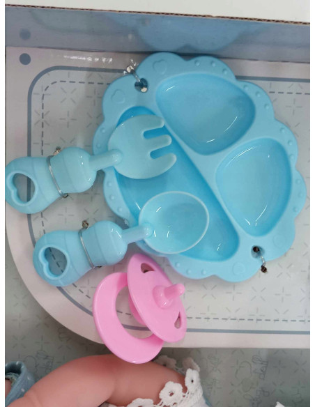 LALKA BOBAS JAK ŻYWA NIEMOWLĘ BOBASEK 30CM Lalka gumowa