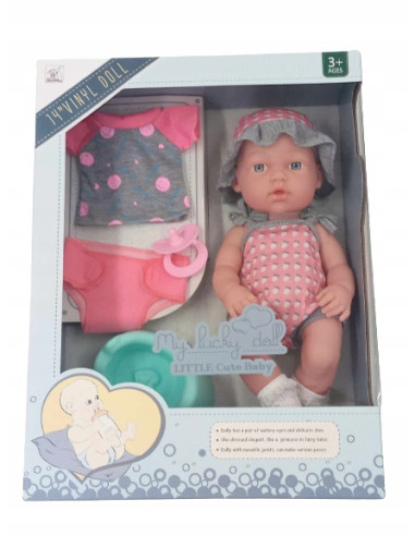 LALKA BOBAS JAK ŻYWA NIEMOWLĘ BOBASEK 30CM...