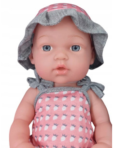 LALKA BOBAS JAK ŻYWA NIEMOWLĘ BOBASEK 30CM Lalka gumowa 2