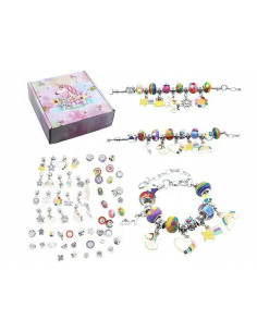 ZESTAW DO ROBIENIA BRANSOLETEK BIŻUTERIA DLA DZIECI PREZENT