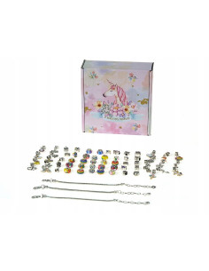 ZESTAW DO ROBIENIA BRANSOLETEK BIŻUTERIA DLA DZIECI PREZENT 2