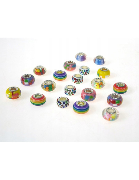 ZESTAW DO ROBIENIA BRANSOLETEK BIŻUTERIA DLA DZIECI PREZENT