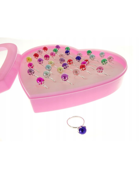 Pierścionki dla dziewczynki dzieci biżuteria 36w1