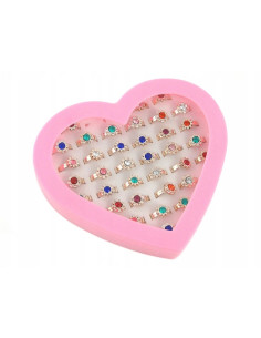 Pierścionki dla dziewczynki dzieci biżuteria 36w1