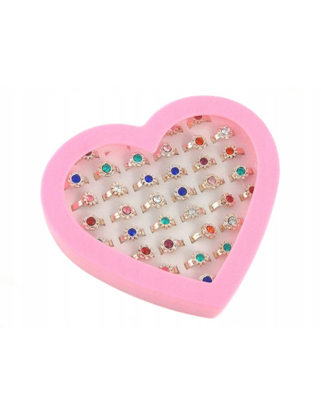 Pierścionki dla dziewczynki dzieci biżuteria 36w1