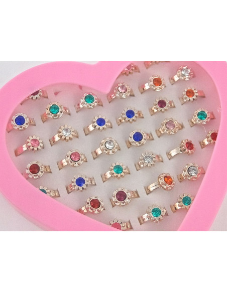 Pierścionki dla dziewczynki dzieci biżuteria 36w1