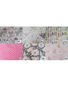 KOŁYSKA dla lalek drewniana + pościel 3 ELEMENTY 2